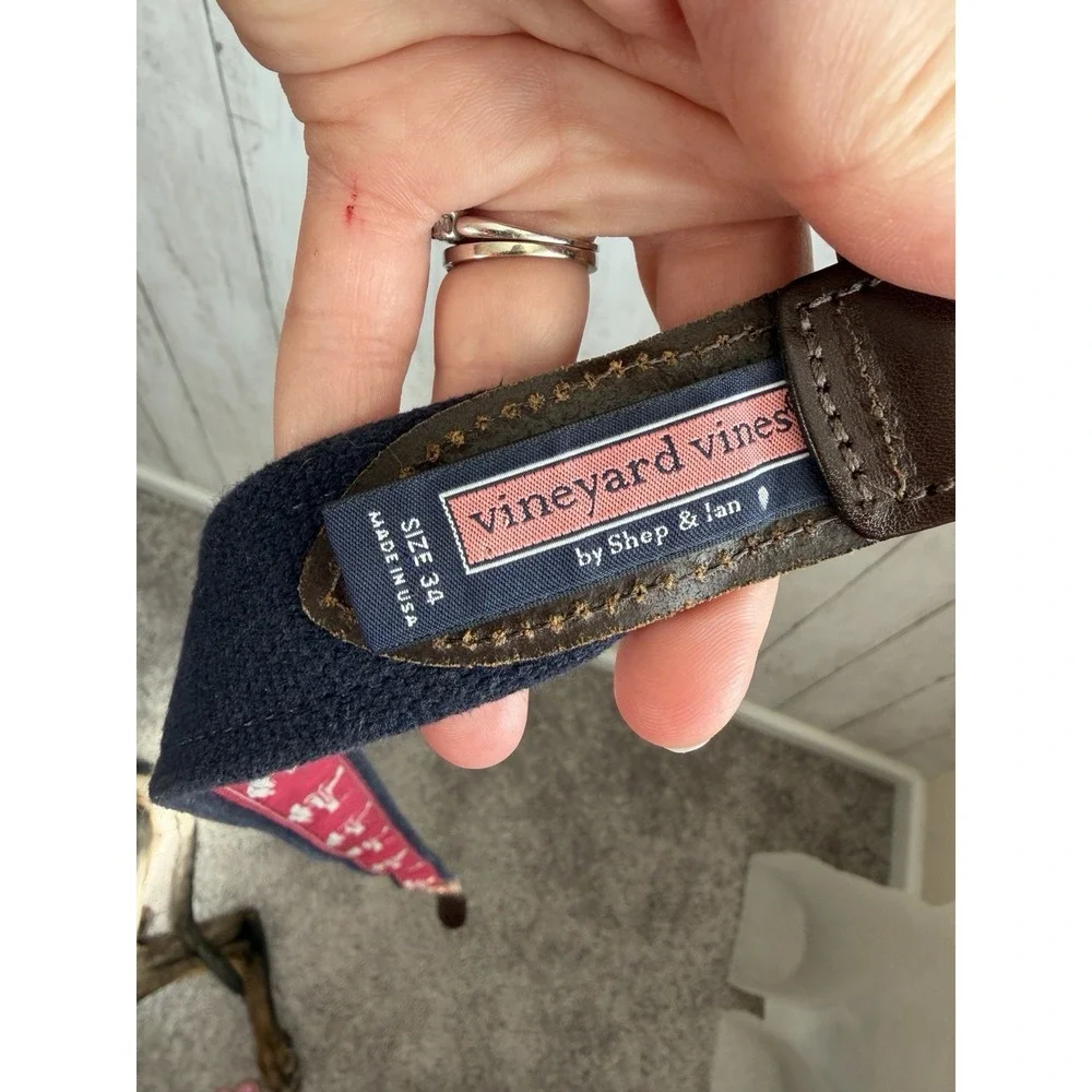 Men's Vineyard Vines Seaplane Belt Size 34